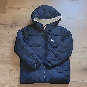 Abercrombie Youth Kids Winter Puffer Jacket w/  Hood Size: 7/8